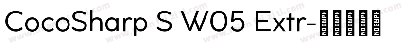 CocoSharp S W05 Extr字体转换